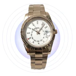 Relógios de moda masculinos relógio de luxo Mecânico 36 41mm Aço inoxidável à prova d'água Luminoso Ouro montre homme relógios de movimento de moda Skydweller montre