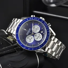 2023 Omega Orologi da polso per uomo 2023 Nuovi orologi da uomo Tutti i quadranti Orologio al quarzo di alta qualità Top Luxury Brand Cronografo Orologio da uomo Accessori moda Cintura in acciaio b11