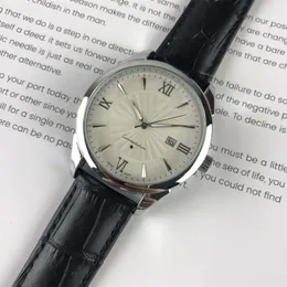 2022 Wysokiej jakości OMG moda męska zegarek solidny kolor prosty styl tarcza kalendarza z klamrą Pasem256V