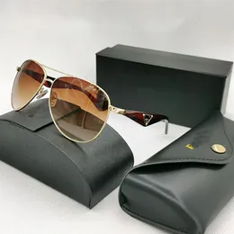 Whole Retro Fashion sunglasses Famous Brands Oversized Luxury Designer Custom Mens Sunglasses Women 2022 Sun Glasses Sunglass 253T