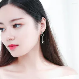 Dangle Earrings HUAMI 2023 Style For Women Accessories Jewelry Gift Girlfriend Flower Drop Round