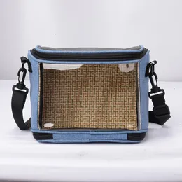 Gabbie per uccelli Gabbia per animali domestici super portatile Borsa da viaggio per pappagalli Leggero traspirante Criceto Scoiattolo per piccoli animali Accessori 230923