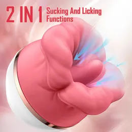 Vibratori completamente automatici che leccano la lingua succhiano il vibratore per le donne Grandi labbra USB ricarica impermeabile Gspot stimolazione del clitoride giocattoli del sesso 230923