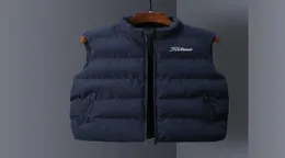 2021 Autumn Winter Golf Jacket Fashion Trend Zipper Vest Down Men Windproof Warm Man New Style Casual clothin shipp90575294599764