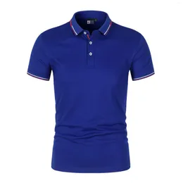 Polo da uomo Polo De Negocios Alta Calidad Para Hombre Camiseta Verano Con Solapa 2023