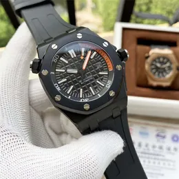 Relógios de moda de luxo masculino relógios femininos de alta qualidade relógio mecânico automático 42mm pulseira de relógio de borracha clássico relógio de pulso de safira negócios casual montre