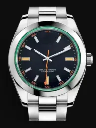 2023 Zegarek męski Automatyczne mechaniczne zegarki na rękę mechaniczną Sapphire Crystal Stael Stal nierdzewna ETA2813