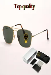 Caravan Designer Sonnenbrille Frau 3136 Herren Sonnenbrille Top Qualität Metallrahmen Echtglaslinse Sport Fahren Mode Strand Shades9203046