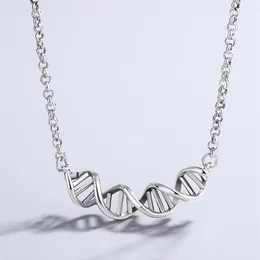 Ketten Ventfille 925 Sterling Silber DNA Ed Spirale Halskette für Frauen Persönlichkeit Trendy Party Geschenke Schmuck 2021 Drop2782