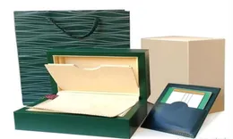 Box Luxury watch Mens Watch Cases Original Inner Outer Womans Watches Boxes Men Wristwatch Green Boxs booklet card 116610 submarin6586157