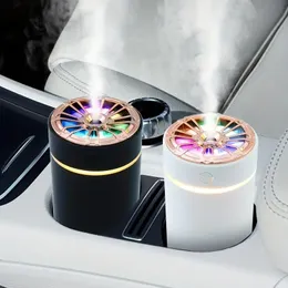 1pc Portable Mini 270ml Ultrasonic Humidifier USB Car Air Freshener With Colorful LED Night Light & Home Aroma Diffuser, Small Appliance, Bedroom Accessories