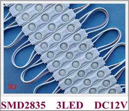 LED -modul med linsaluminium PCB Vattentät injektion Super LED -modulljus för Sign Letter DC12V 62mm*13mm*4mm SMD 2835 3 LED 1.2W 140LM ​​1000pcs