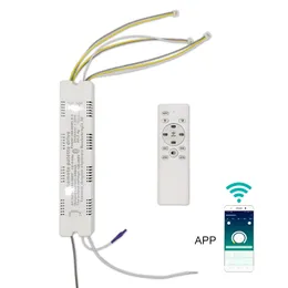 Remote Palette Drive Dimmable Intelligent LED Block Phone APP 2.4G Lighting Transformer (20-40W)X6 (40-60W)X6 For Lamps