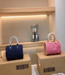 New Luxury design Women mini handbag quality Speedy nano shoulder bag Fashion Crossbody bag Denim3610135