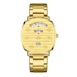 腕時計の豪華なメンズウォッチファッションオリジナルスタイルダイヤルクォーツビジネスクロック2023