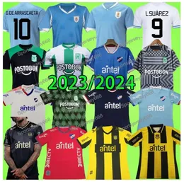 23/24 Penarol Futebol Jerseys Uruguai Atlético Nacional Suarez E.Cavani F.Vaerde 2023 2024 Camisa de Futebol Clube 2010 Retro R.Araujo