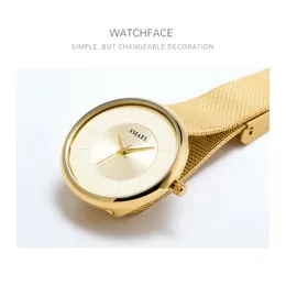 Femmes montre de luxe marque SMAEL montres femme numérique décontracté étanche montres à Quartz horloges 1908 filles montres étanche ni313Q