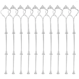 Baking Moulds 10 X Sets 2 Or 3 Tier Cake Plate Stand Fittings Silver Stands
