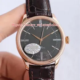 6 ألوان MKs Men Men Wristwatches Cellini 50509 50505 39mm 18k Rose Gold Crocodile Belt Eta Cal 3132 Movement Mens Mens Watc274y