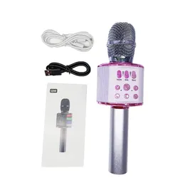 Altoparlanti Bluetooth wireless Microfono Q98 Bluetooth portatile compatibile per altoparlante da canto Home KTV Microfono portatile Karaoke per bambini