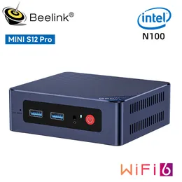 Mini PCS Beelink Mini S12 Pro N100 Mini S Intel N5095 Mini PC N95 8GB 128 GB SSD Desktop Gaming Komputer VS J4125 GK Mini GK3V 230925