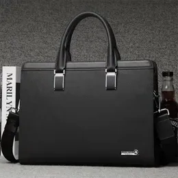 Krótkie kreski Business Leather Męskie teczka wykonawcza z Zipper Man Laptop Torba torebka o wysokiej pojemności do dokumentów biurowa torba na ramię 230925