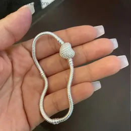 Braccialetti con ciondoli Vendita calda di alta qualità autentico argento sterling 925 braccialetti con catena a forma di serpente braccialetto di fascino di marca Pandor per gioielli da donna Q230925