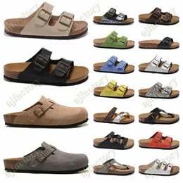 2023 Birks Arizonas Gizehs Sandals tofflor Caliente Verano Hombres Flipflops Mujeres Planas Zapatillas de Corcho Zapatos Casues Boston