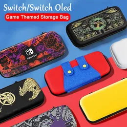 Other Accessories Portable Storage Bag For Nintendo Switch Oled Console Pouch Travel Carrying Protective Case NS JoyCon Box Cover Accessories 230925