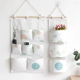 Storage Bags Nordic Wall Mounted Wardrobe Organizer Sundries Pouch Jewelry Hanging Hanger Cosmetics Toys