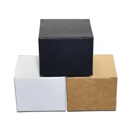 50pcslot 3 Colored 4x4x3cm Kraft Paper Box Foldable Face Cream Packing Paperboard Boxes Jewelry Package Ointment Bottle Boxes1970920