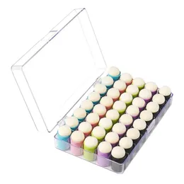 Höjare 40 PCS Finger Sponge Daubers Finger målning svamp hantverk ritning svamp dauber set för målning konst bläck hantverk kort 230925