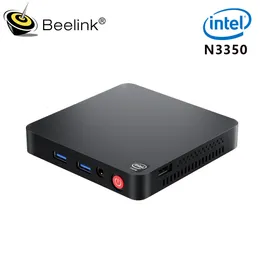Mini-PCs Beelink T4 Pro Mini-PC Intel Celeron N3350 2,4 GHz lizenziertes Windows 10 Pro 4 GB 64 GB 2,4/5,8 GHz WiFi BT4.0 4K Desktop-Computer 230925