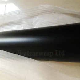 Black Satin Matt Vinyl Wrap With Air Bubble Car Wrap Film Matte Black Wrapping Film Fordon Wraps Storlek 1 52x30M Roll 4 98x98f318s