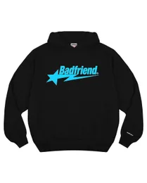 Męskie bluzy bluzy Y2K Bluza Badfriend Hip Hop List Wydrukowana Bluza Mężczyźni kobiety 2023 Nowa promo