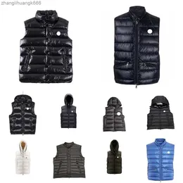 Men's Vests Multi Style Winter Mens Down Vest Fashion Designer men gilet NFC Badge Wholesale Retail men puffer jacket Free Transportation gilets Size 1--5