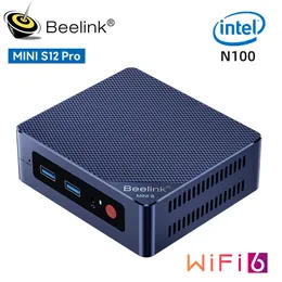 Mini PCs Beelink Mini S12 Pro Intel N100 NVME Mini S12 Intel 12th Gen N95 Mini PC DDR4 8GB 256GB SSD Desktop Gaming Computer 230925