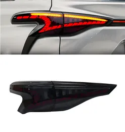 Car Styling Through Taillight For Toyota SIENNA 20 22 LED Brake Reversing Highlight Dragon Scale LED Streamer Turn Signal