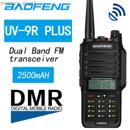 Walkie talkie Baofeng talkie Walkie UV-9R plus podwójny zespół HAM Radio Wodoodporny ręczny VHF UHF Radio Interphone HKD230925