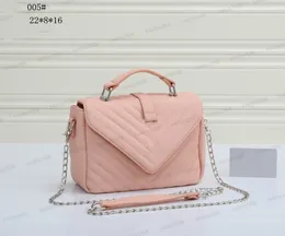 Bolso de mujer, bolso con solapa, cadena dorada y plateada, bolsos de hombro, diseñadores de lujo, bolso de mano para mujer, bolso bandolera, bolso cruzado A01