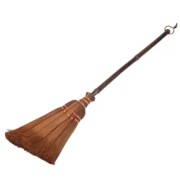 Tools Workshop Broom Cleaning Sweeping Kids Broomscorn Natural Brush Strawhandle Hand Tool Outdoor Broomstickvintage Soft inomhus Sweeperkitchen 230925