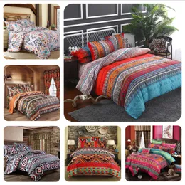 Zestawy pościeli Yi Chu Xin 3D Bohemian Bedding Zestaw na pościel Queen Size Boho Duvet Zestaw poduszek 23pcs Zestaw łóżka 230925