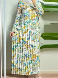 Sukienki w dużych rozmiarach Afrykańskie ubrania damskie dashiki kwiat nadruk ankara bazin tradycyjny szat Africa długa sukienka 230925