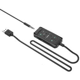 Karty dźwiękowe Zewnętrzna karta dźwiękowa USB 7.1 Kanał 3D Adapter audio 3,5 mm słuchawki do gier Wymiana słuchawek na komputer pulpitowy 230925