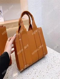 Woman Shopping Bag Designer Woody Tote Bag Womens Fashion Leather Handbags Luxury Crossbody Totes Black Brown Handle Large Medium 4584445