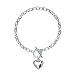 Necklace Earrings Set Women Heart Pendants Necklaces Bracelets OT Buckle Fashion Jewelry