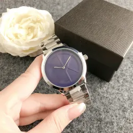 CKK Nova Moda Completa Marca Relógio de Pulso Homens Mulheres Estilo 40 mm Rosa Luxo Com Logotipo Aço Metal Banda Relógio de Quartzo Presente Frete Grátis