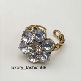 Cluster top anéis vintage punk designer cluster anéis de luxo ouro nunca fade banda anéis seleção encantadora marca jóias anel clássico premium acessórios exclusivos