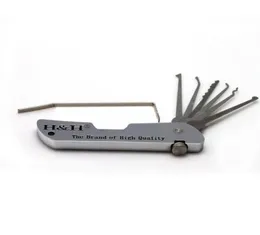 HH Folding Lock Pick Set Pocket Lock Pick Set Multitool Swiss Army Jackknife Pocket Knife Type Lock Pick Set for 65055532010250
