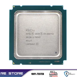 cpusはIntel Xeon E5 2697 V2 2.7GHz 30M QPI 8GT/S LGA 2011 SR19H C2 E5 2697V2 CPUプロセッサ100％通常の作業230925